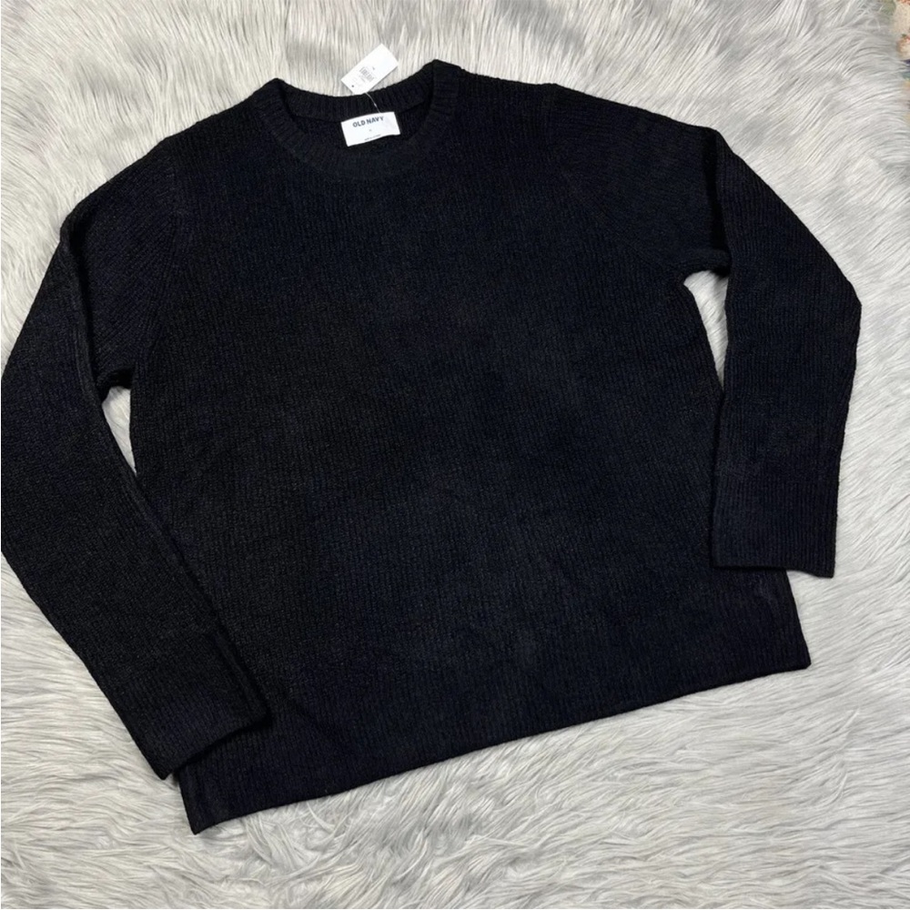 Old Navy Black Pullover Acrylic Blend Sweater Size XL